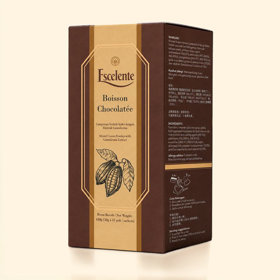 Escelente Boisson Chocolatee with Ganoderma extract