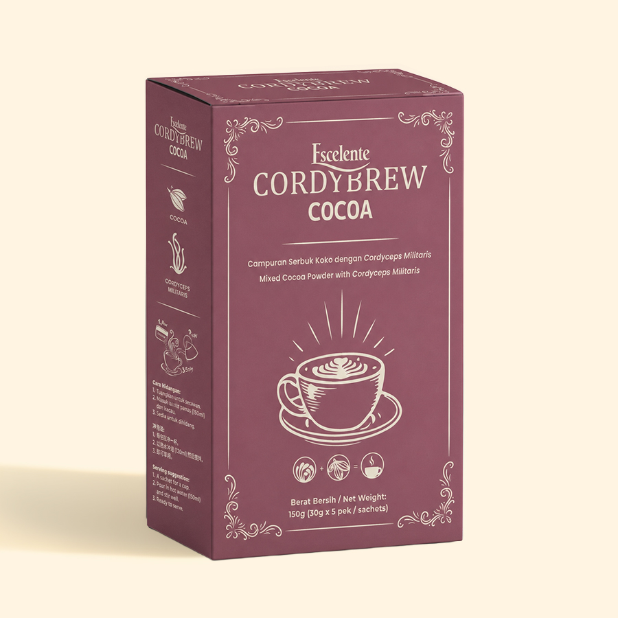 Escelente CordyBrew Cocoa with Cordigard™ extract