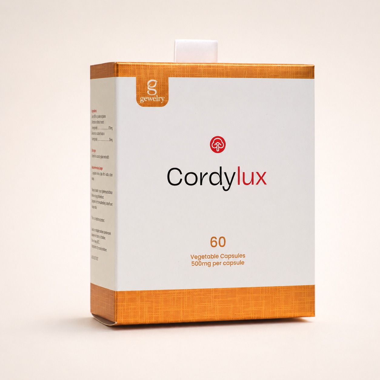 Cordylux 500mg product box